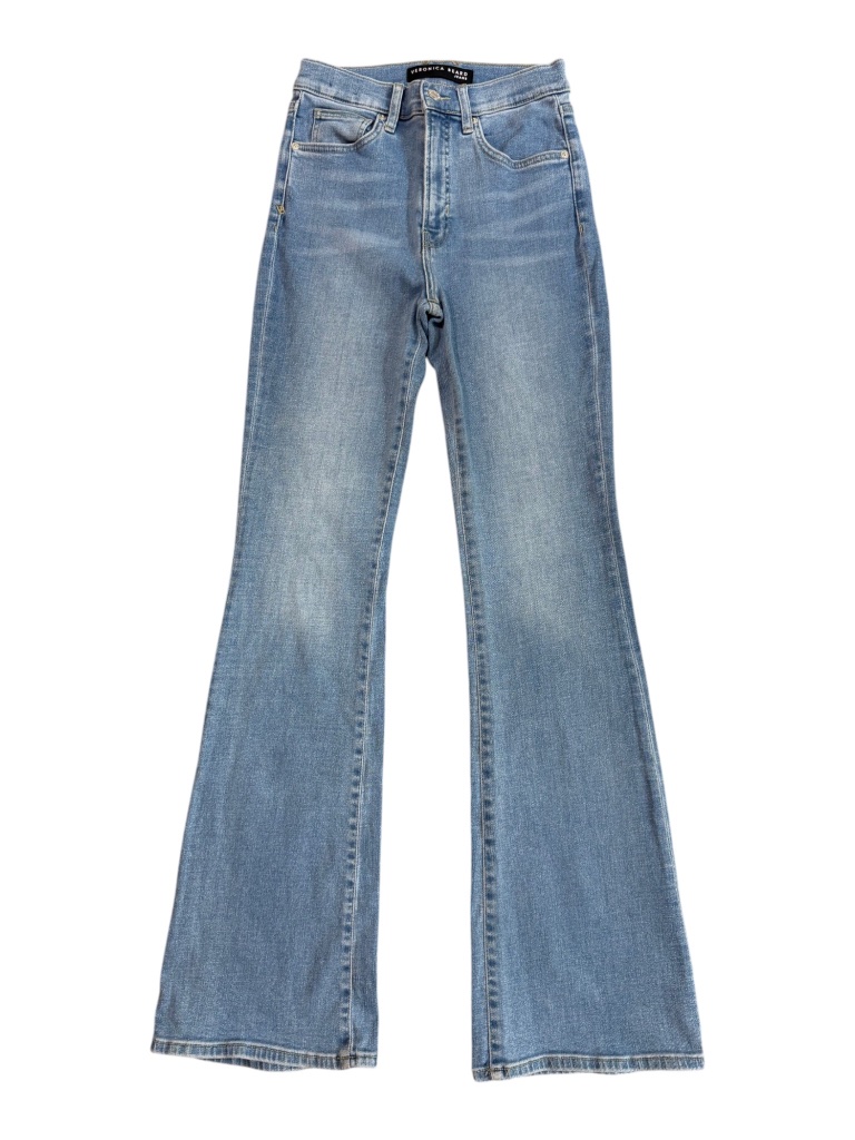 Veronica Beard Beverly Skinny Flare Jean In Iceberg Size 27
